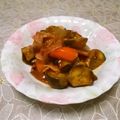 ＠迷子＠'s cooksnap of when they made 茄子で酢豚風炒め.