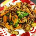 ロイザイル's cooksnap of when they made おかずの定番！ナスと挽肉の炒めもの.