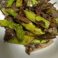 クックANLLO1☆'s cooksnap of when they made お弁当に！アスパラきのこのおかマヨ炒め♪.