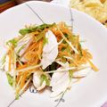 タニカゼ's cooksnap of when they made あと一品！水菜と人参とささみのゴマ和え♪.