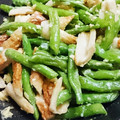 生まれは蜂蜜's cooksnap of when they made いんげんと竹輪の卵炒め♪.