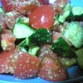 ぶぶ☆'s cooksnap of when they made トマトとたたきキュウリの中華サラダ.