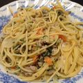 ｍｋちゃん's cooksnap of when they made 挽肉としめじの味噌クリームパスタ.