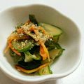 3yury's cooksnap of when they made 簡単！乾燥わかめできゅうりの酢の物.