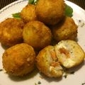 まりおっかあ's cooksnap of when they made スモークサーモンとクリチのライスコロッケ.