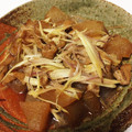 縁側でのほほん茶's cooksnap of when they made 冬瓜と茗荷と油揚げの煮物.