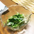ょっちん家's cooksnap of when they made 水菜とキュウリの漬物(白だしで).