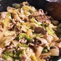 料理初心者男。's cooksnap of when they made 冷蔵庫の余り物で豚キムチ「キムチの素」.