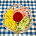 にきけん's cooksnap of when they made 暑い日に☆つるつる冷やしところてんサラダ.