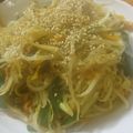低カロ探検隊's cooksnap of when they made サバ缶チャプチェ.