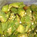 クックZV4IIE☆'s cooksnap of when they made オクラのごま和え.