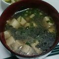 ヨシヨッシー's cooksnap of when they made 海苔と豆腐のエスニックスープ.