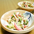maiharunao's cooksnap of when they made かまぼこのゴママヨ和え.