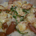 seyumama's cooksnap of when they made ■簡単　残ったごはん de ピザ■.