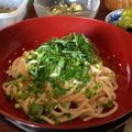 マーヤ1979's cooksnap of when they made 居酒屋〆の一皿◎美味◎冷やし明太子うどん.