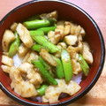 pyama62's cooksnap of when they made 冷凍イカとアスパラの黒胡椒煮.