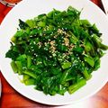 SK1108's cooksnap of when they made ツルムラサキの醤油ナムル.