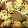 nerolincon's cooksnap of when they made トースターで簡単!!ナスの梅チーボート.
