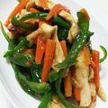 すまいるきっちん's cooksnap of when they made 簡単ヘルシー★鶏胸肉の彩り青椒肉絲.