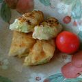 ハムハムりっち's cooksnap of when they made 餃子の皮でおつまみ☆クリーミーたこ焼き.