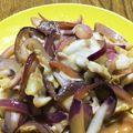 meggg＊'s cooksnap of when they made キャベツと紫玉ねぎのニンニク醤油マヨ炒め.