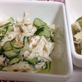 クックPXOXSL☆'s cooksnap of when they made 鶏胸肉ときゅうりのさっぱり和え.