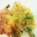 tmasa3's cooksnap of when they made とうもろこしとアスパラのかき揚げ.