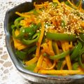 kucina's cooksnap of when they made 人参とピーマンのサッと炒め.