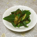 ＠迷子＠'s cooksnap of when they made あと一品に♪オクラのとろろ昆布和え.