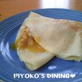 ぴよこの食卓's cooksnap of when they made とろ～り☆　バナナのクレープ.