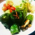 iqumin's cooksnap of when they made ふっくらジューシー☆ピーマンの肉詰め.