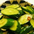 おか～さん's cooksnap of when they made 夏。土用の丑の日。鰻には【胡瓜・芥子漬】.