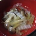 ＊みき☆★'s cooksnap of when they made しめじの旨味を楽しむ白菜入りすまし汁.