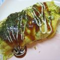 ままｃｈａｎ's cooksnap of when they made きゃべつが入ったとんぺい焼き～.
