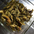 こうすけmammy's cooksnap of when they made 出汁がらと新ごぼうの炒め物.
