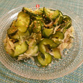 北海道伯爵's cooksnap of when they made 胡瓜と茗荷の浅漬け.