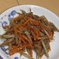 きらり流れ星's cooksnap of when they made きんぴらごぼう.