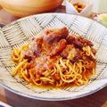noalily's cooksnap of when they made 牛すじのラグーソースパスタ.