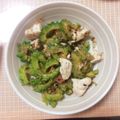 きたゆー's cooksnap of when they made 超簡単夏バテ解消ゴーヤと鳥胸肉の梅肉和え.