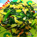 ユーロン's cooksnap of when they made 卵とにらの桜えび塩昆布炒め.