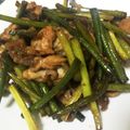 にゃんレシピ's cooksnap of when they made ☆おかず☆残り豚肉にんにくの芽オイスター.