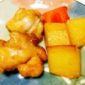 −simba−'s cooksnap of when they made 鳥もも肉とじゃがいものめんつゆ炒め.