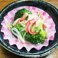 YUKIKI☆'s cooksnap of when they made レンジで簡単☆ブロッコリーのカニかま餡。.