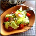 こは＊'s cooksnap of when they made 【醤油・バルサミコ酢の簡単サラダ】.
