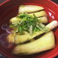 yurippii's cooksnap of when they made シンプル☆簡単★茄子の冷たいスープ★.