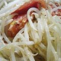 チャミミ猫's cooksnap of when they made もやしとミニトマトのレンジで簡単ナムル.