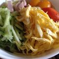kinako10's cooksnap of when they made マルタイ棒ラーメンで冷やし中華.