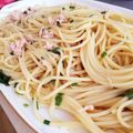 マーブル◇'s cooksnap of when they made 安うま♪青じそドレッシングとツナのパスタ.