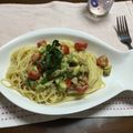 yuuukiy's cooksnap of when they made トマトとツナの簡単☆冷製パスタ.