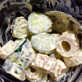 けめ＊'s cooksnap of when they made キュウリとちくわのごまマヨ.